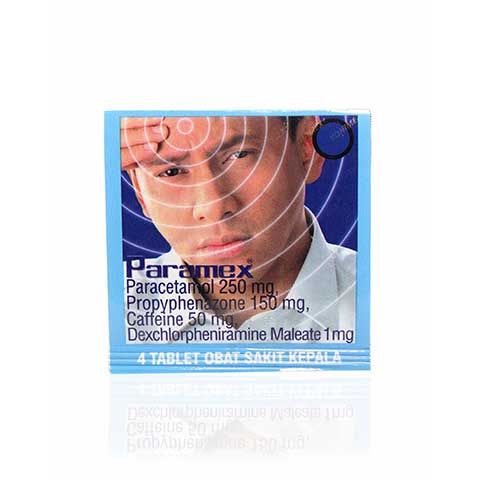 PARAMEX TABLET 5X4 S STRIP